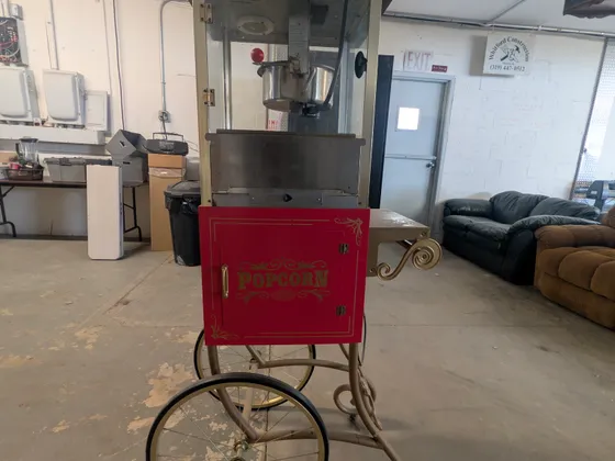 Nostalgia Electrics Vintage Popcorn Cart