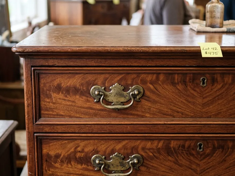 Mahogany Six-Drawer Dresser