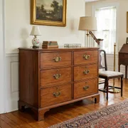 Mahogany Six-Drawer Dresser — photo 3