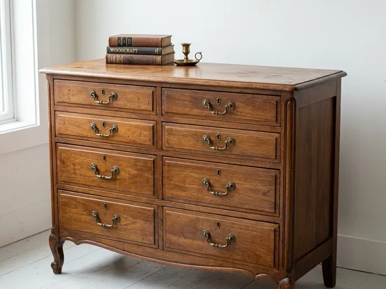 Mahogany Six-Drawer Dresser